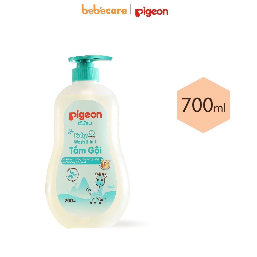 Pigeon (1080)-Tắm Gội Dịu Nhẹ Pigeon Hương Jojoba 700ML